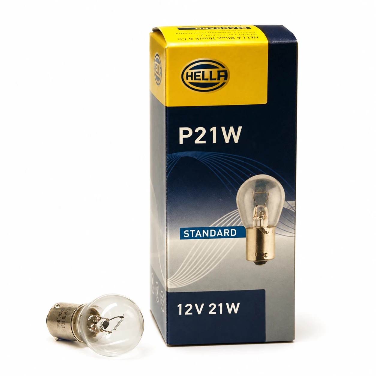 Лампа hella 12v 21w p21w ba15s