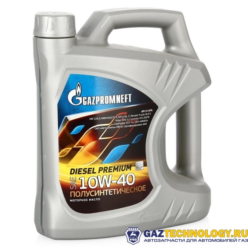 Масло gazpromneft disel premium 10w-40 5л. (полусинтетика)