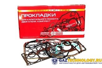 Набор прокладок капитального ремонта 40524, 40525 евро-3 дв. золотая серия (змз)