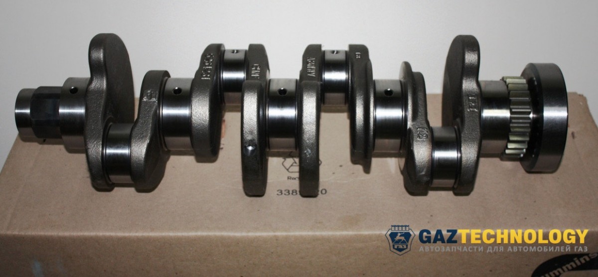 Коленвал в сборе камминс 2.8 (под шатунные вкладыши 5348887,5344182)(ГАЗ)