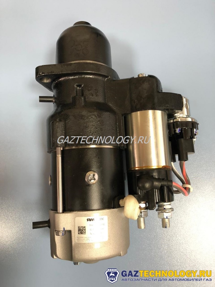 ГАЗон некст стартер дв.ямз 12v 3.8 квт (10 зубьев) (azf4209) (ГАЗ) 5343.3708010-02 — изображение 3