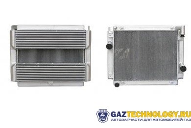Радиатор + интеркуллер разборный камминс 2.8 (алпас)