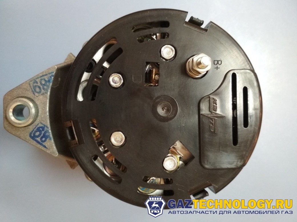 Генератор ГАЗель (дв. умз-4216) (ремень 10) (е-3) 90а (кзатэ) 9402.3701100-17 — изображение 2