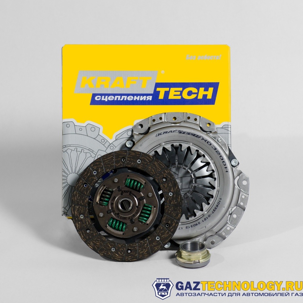 Сцепление ГАЗель бизнес камминс 2.8 комплект (krafttech)