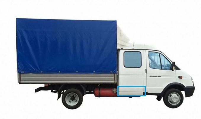 Вставка ремонтная панели задней нижняя левая ГАЗель фермер