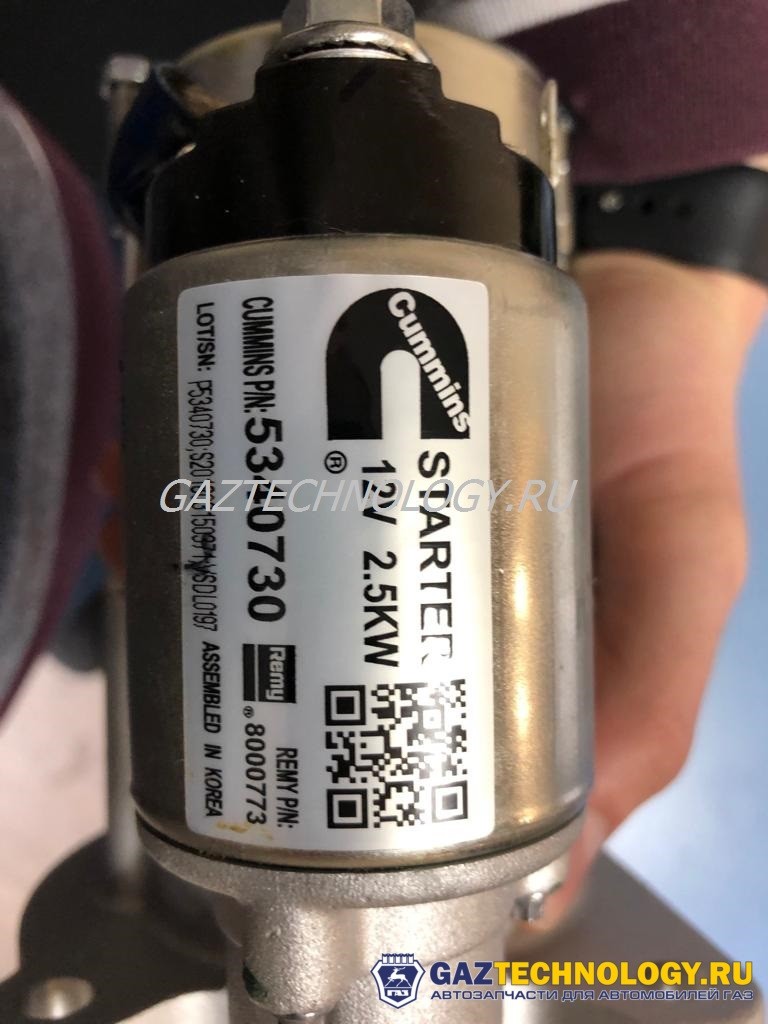 Стартер (12v,2.5 квт) камминс 2.8 (ГАЗ) 5340730-60 — изображение 3