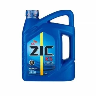Zic x5 10w-40 масло моторное 4 л (полусинтетика)