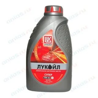 Масло моторное лукойл super 15w-40 sg 1 л. (минеральное)