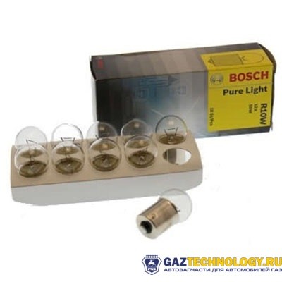 Лампа 12v10w ba15s bosch 203