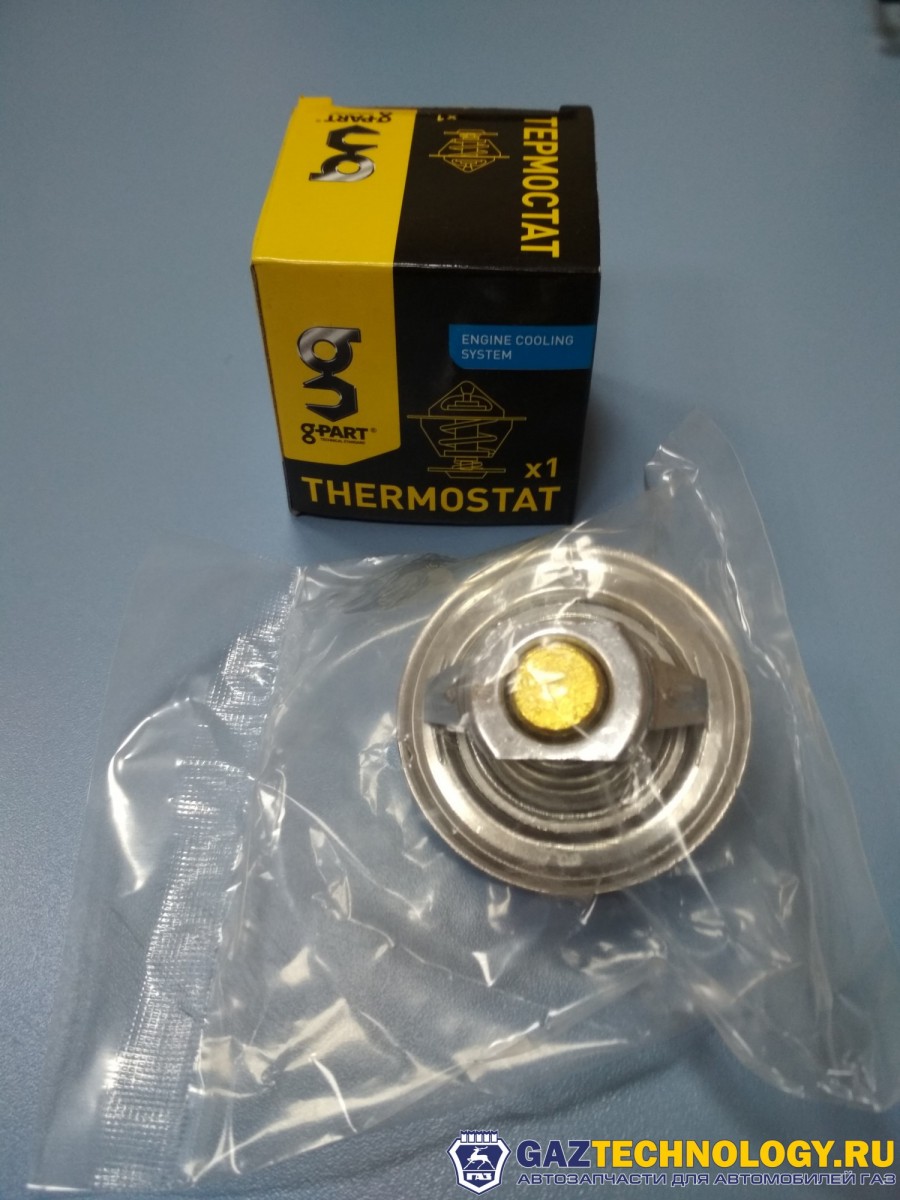 Термостат 80 градусов ГАЗель, валдай, ГАЗ-3307, 3308, 3309, 66, (ГАЗ) ТЛ108-1306100-01(88) — изображение 1