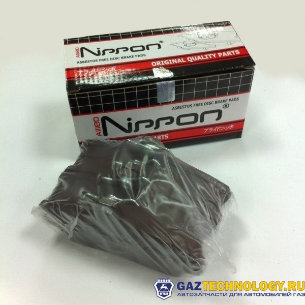 Колодки передние ГАЗель кт (4шт.) (allied nipon) ADB0795 — изображение 1