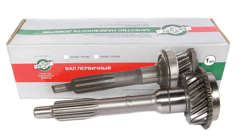 Вал первичный кпп ГАЗель н/образца 25 зубьев пустой (автоторг)