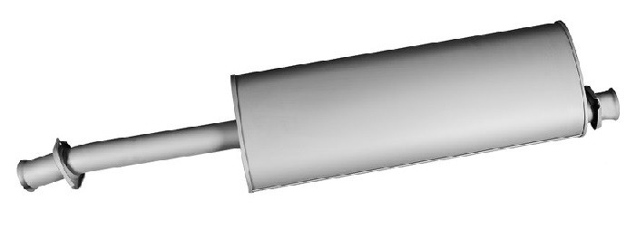 Глушитель ГАЗель камминс 2.8 (е-4) (ФОБОС)