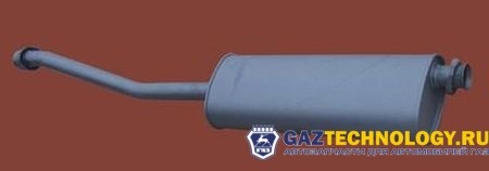 Глушитель ГАЗель крайслер, умз-4216 (е-3) (баксан)