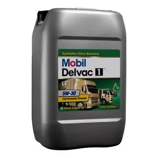 Масло моторное mobil delvac 1 le 5w-30 синтетическое 20 л 152707