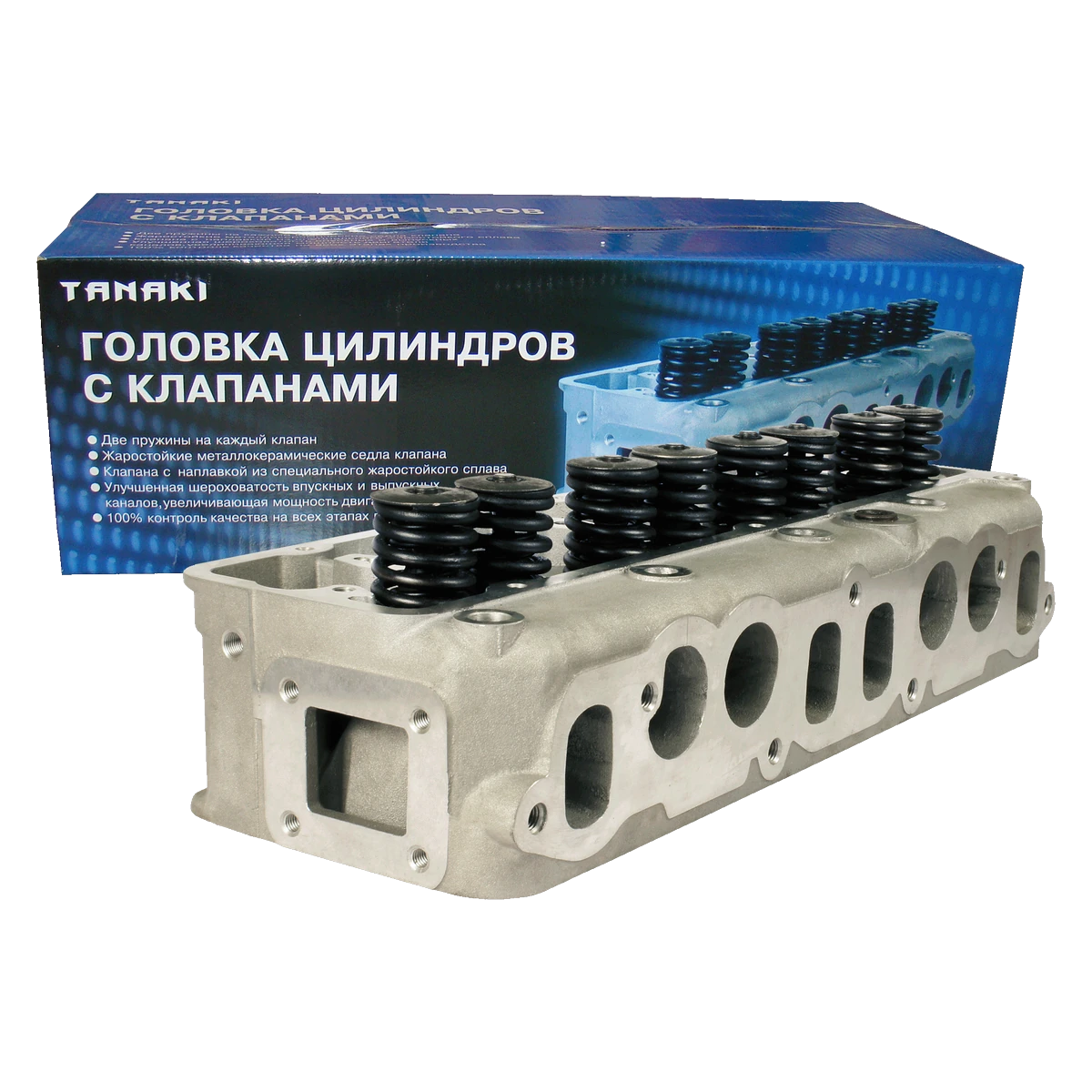 TKG-1003007-51 Головка цилиндров с клапанами (для дв. ЗМЗ-402.10, АИ-92/газ) TANAKI