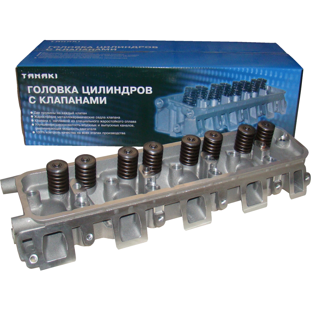 TKG-1003007-81 Головка цилиндров с клапанами (для дв. ЗМЗ-511, 513, 523; АИ-92/газ) TANAKI
