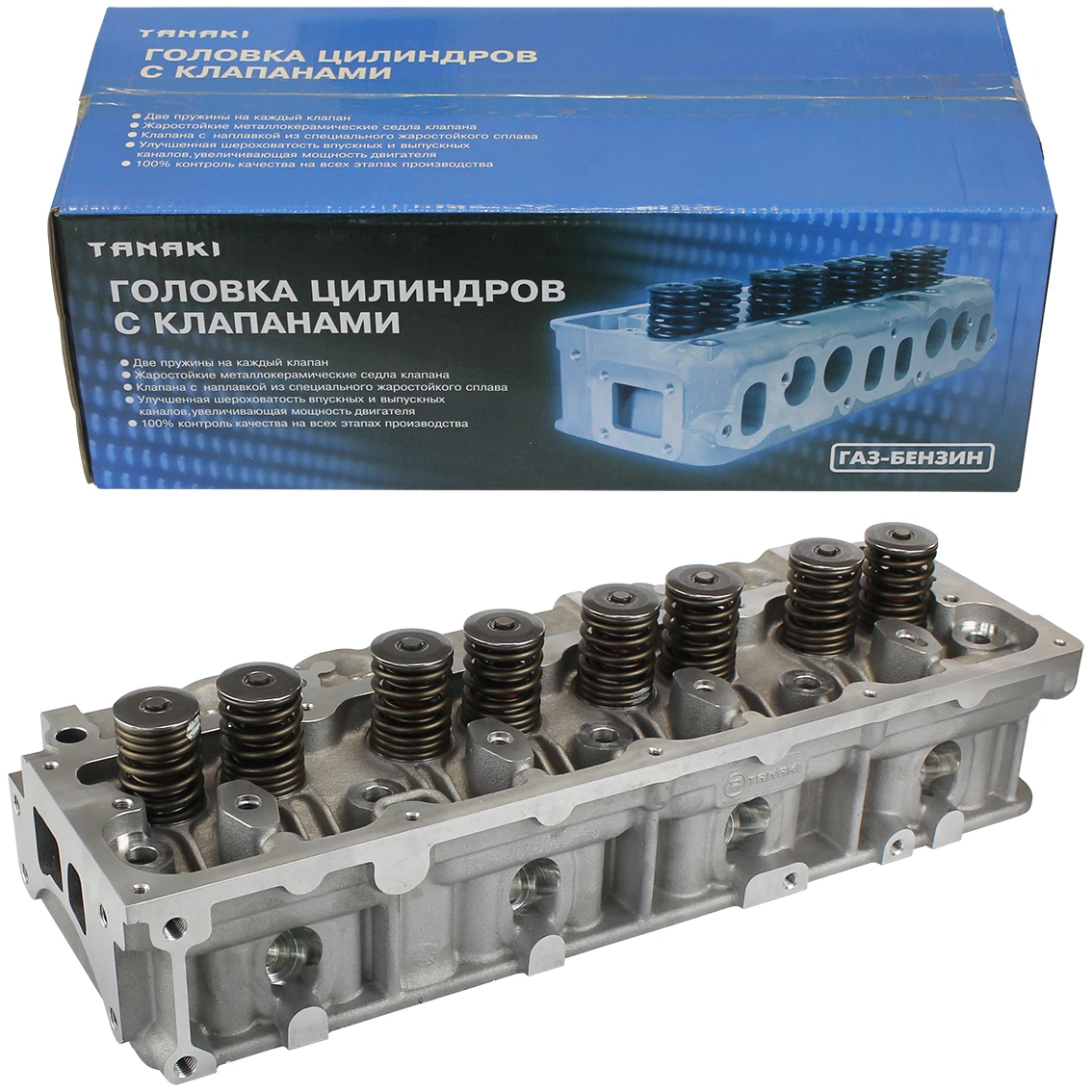 TKG-1003010-69 Головка цилиндров с клапанами (для а/м Газель-NEXT, -Бизнес с дв. УМЗ-A274, А275) TANAKI