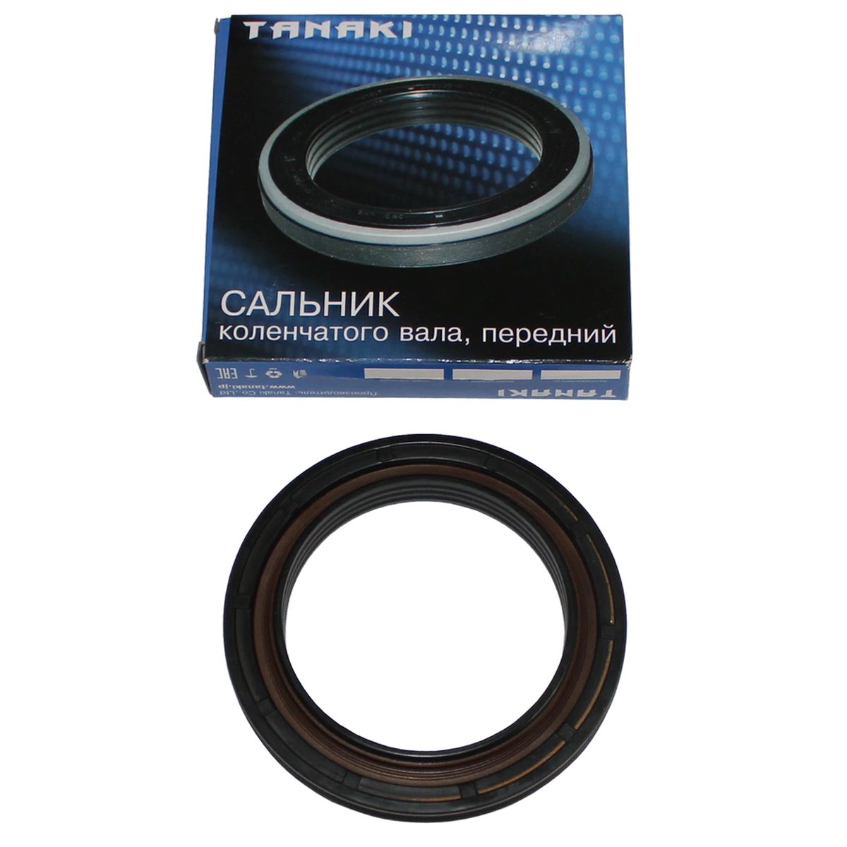 TKG-1005034-91 Сальник коленчатого вала, передний (для а/м ГАЗ-3310, ПАЗ с Cummins ISF 3.8; КАМАЗ; ISBe; ISDe) TANAKI