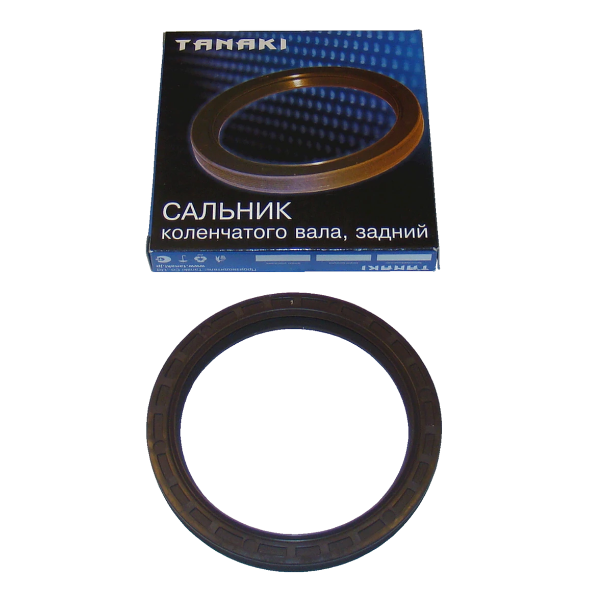 TKG-1005160-51 Сальник коленчатого вала, задний (для дв. ЗМЗ-406, 405, 409, 514; УМЗ-4178, 4216, А274 Evotech; ВАЗ-2108 и модиф. (80х100х10)) TANAKI