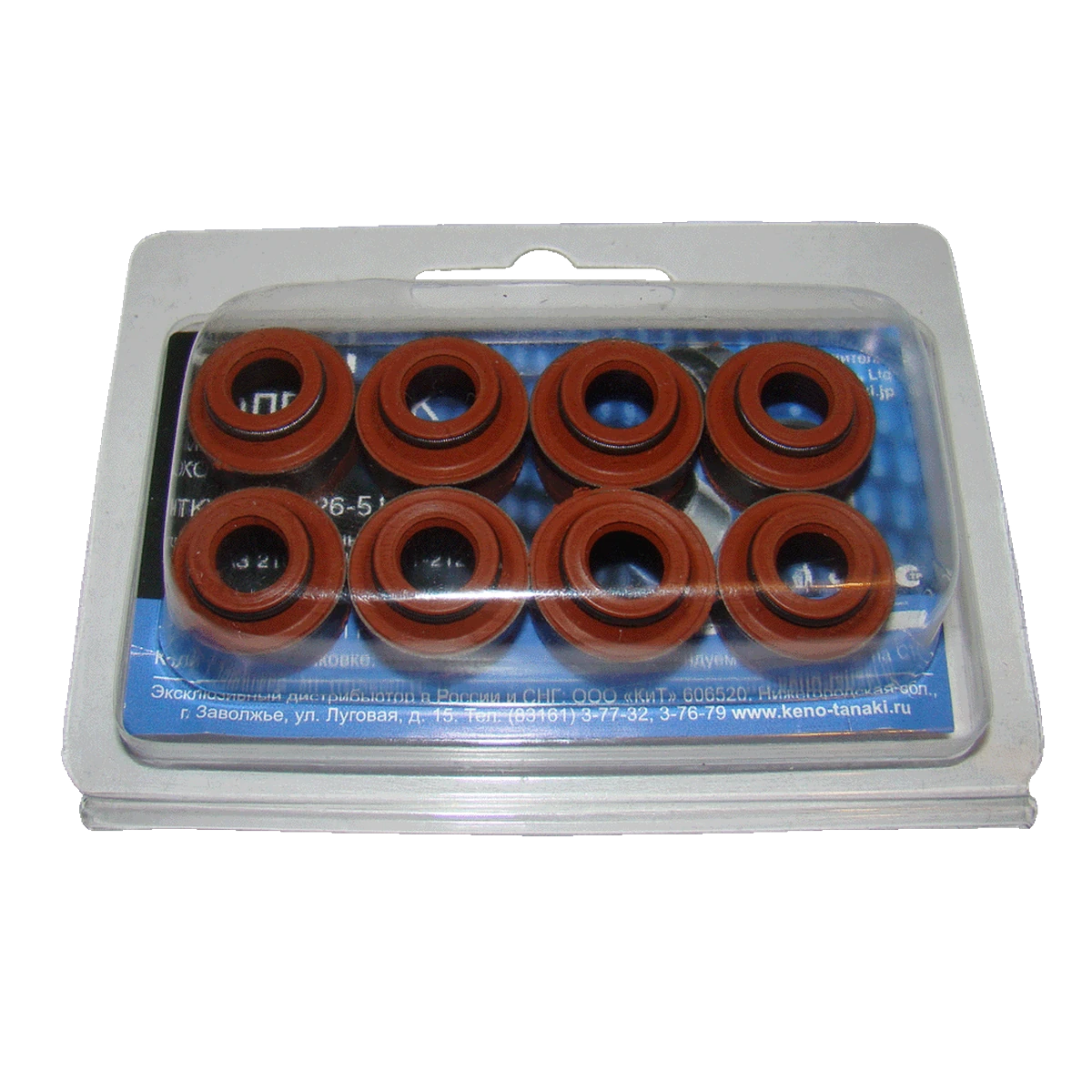 TKG-1007036-50 Колпачок маслоотражательный к-т (8 шт.; для дв. ЗМЗ-402, 410, 511, 523; УМЗ-417, 421, 4216, A274 Evotech) TANAKI