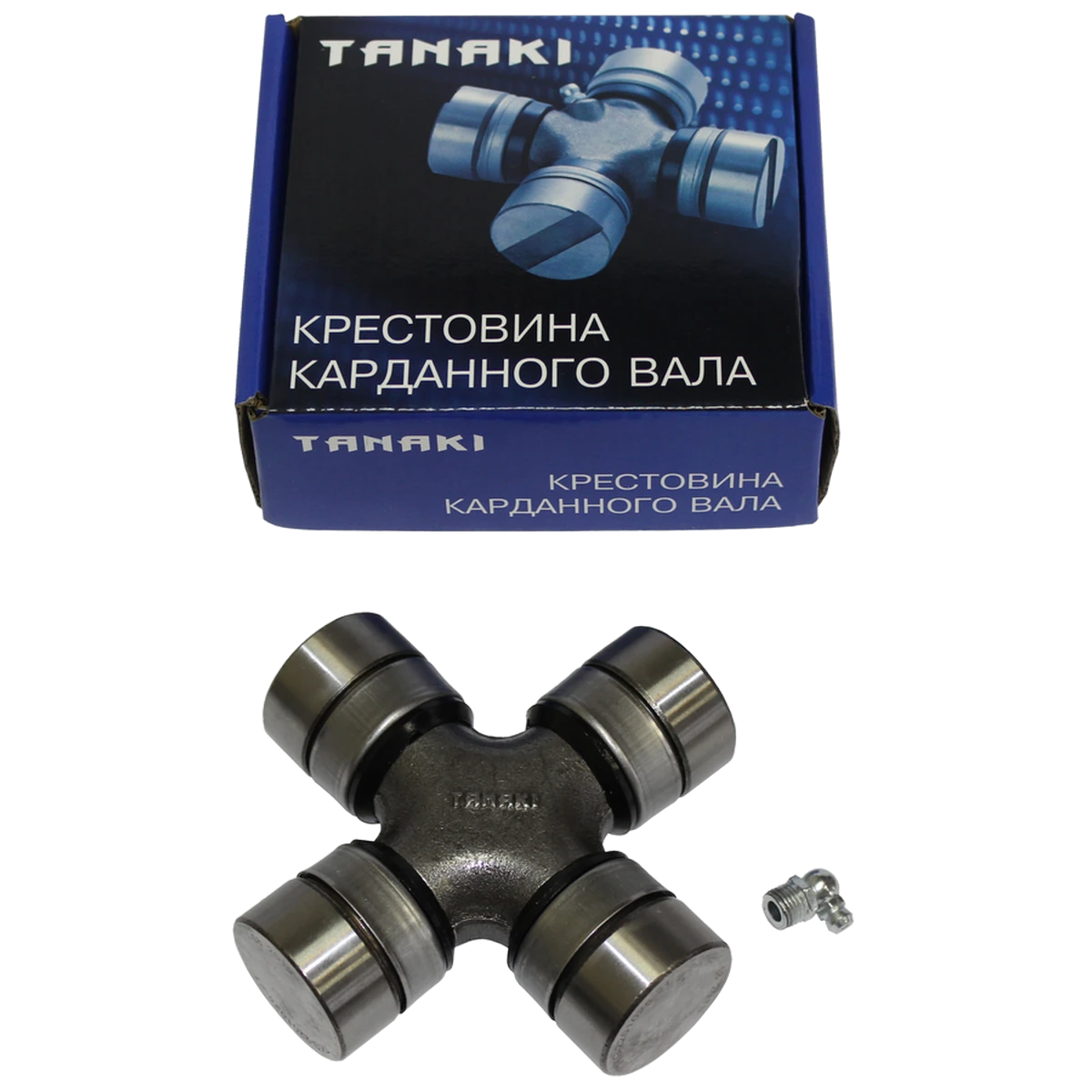TKG-2201025-21 Крестовина карданного вала (размер - 39х118 (под стопорные кольца); для а/м ЗиЛ, КАМАЗ, УРАЛ) TANAKI