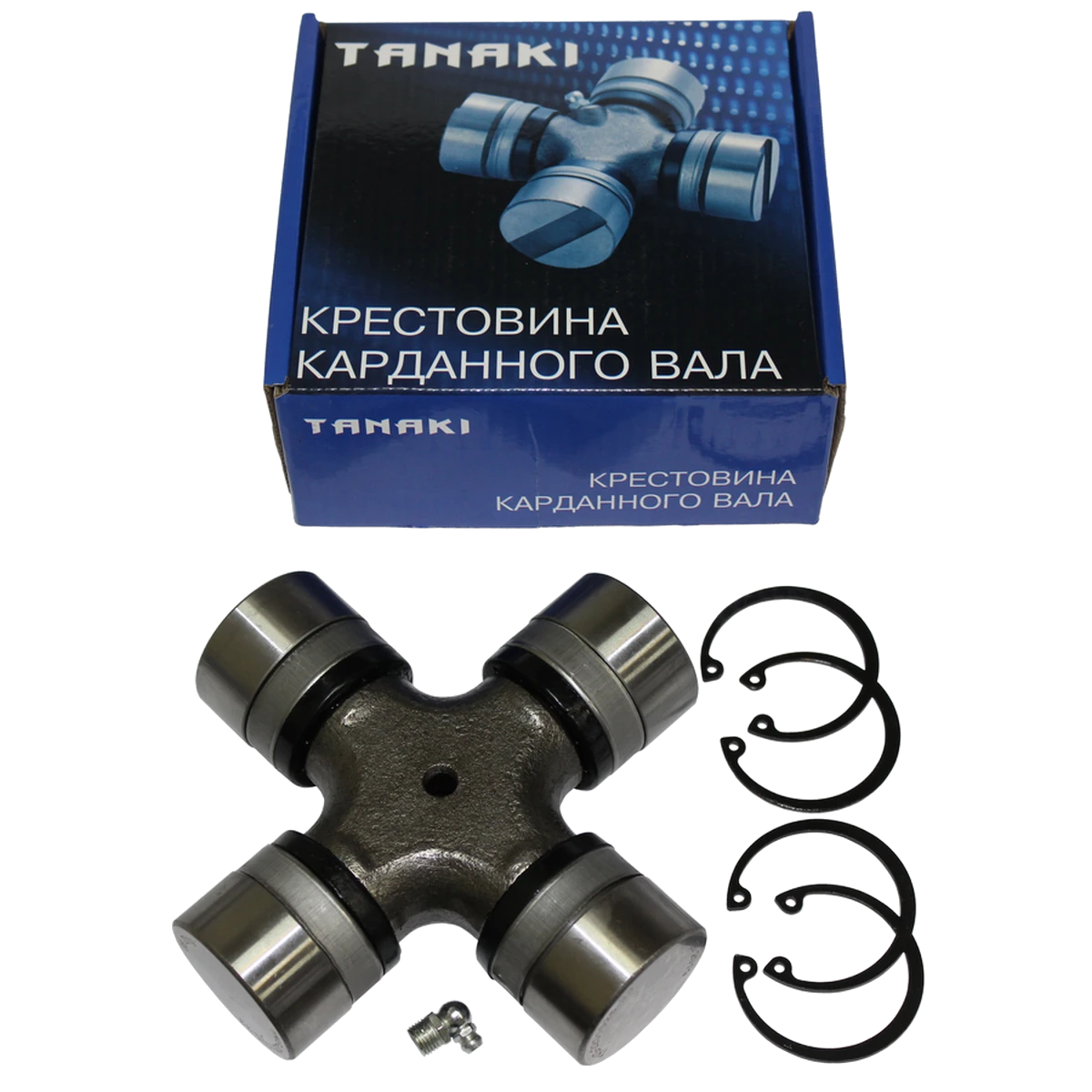 TKG-2201025-33 Крестовина карданного вала (размер - 50х155 (под стопорные кольца); для а/м КАМАЗ Евро, МАЗ Евро, БелАЗ) TANAKI