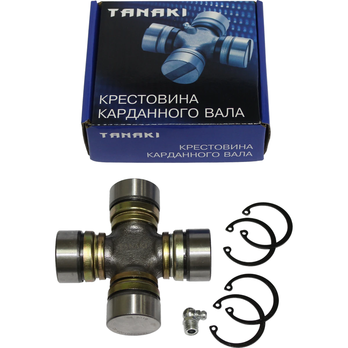 TKG-2201025-82 Крестовина карданного вала (размер - 35х98 (под стопорные кольца); для а/м ПАЗ, ГАЗ) TANAKI