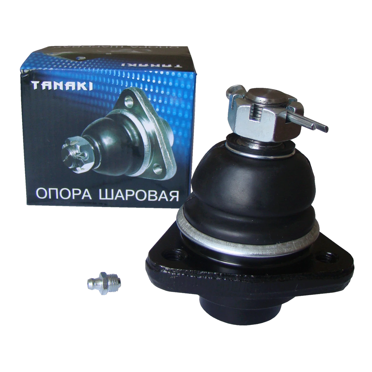 TKG-2904314-71 Шарнир шаровый передней подвески, нижний (с крепежом; для а/м Соболь) TANAKI